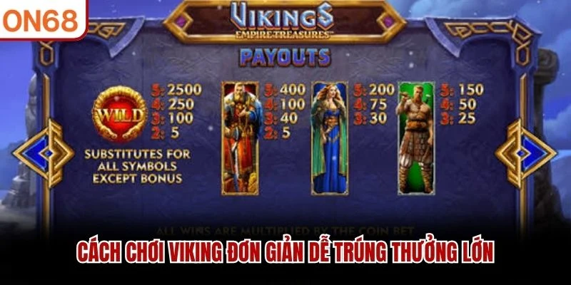 Cách chơi Viking đơn giản dễ trúng thưởng lớn