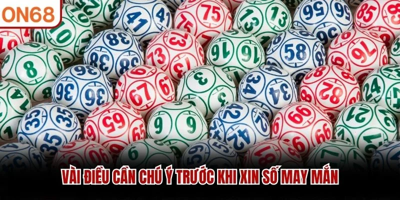 Vài điều cần chú ý trước khi xin số may mắn